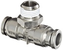 SMC - 气动管快速接头 KQG2T07-N01S /SMC T TYPE FITTING OD1/4 - 1/8NPT-T 型接头1/4‘’- 1/8NPT