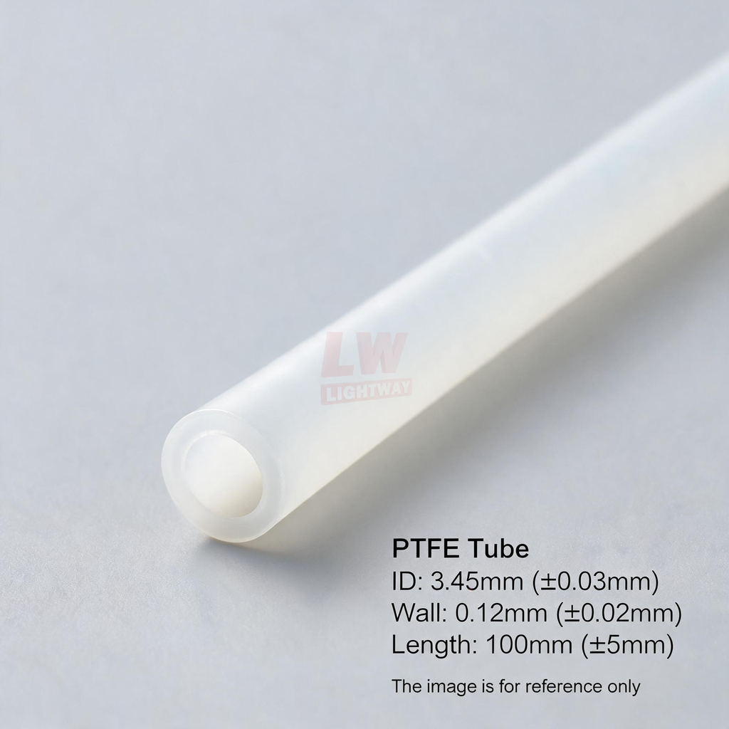 LINSTANT - 3.03.001061 / PTFE管 / ID:3.45mm(±0.03mm)，Wall:0.12mm(±0.02mm)，Length:100mm(±5mm)