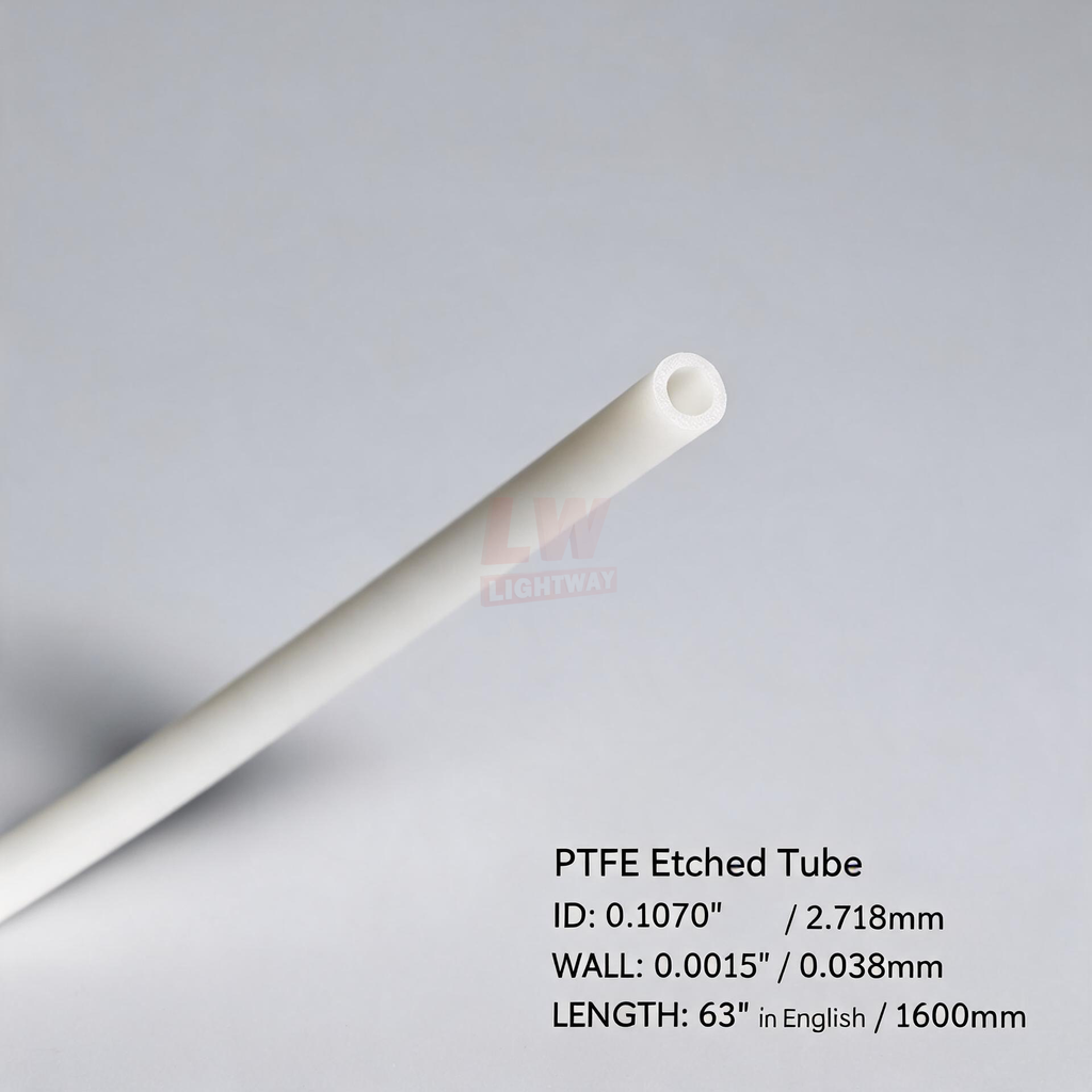 LINSTANT - 3.03.000071 / PTFE蚀刻管 / ID:0.1070”（约2.718mm），Wall:0.0015”（约0.038mm），Length:63”（约1600mm）