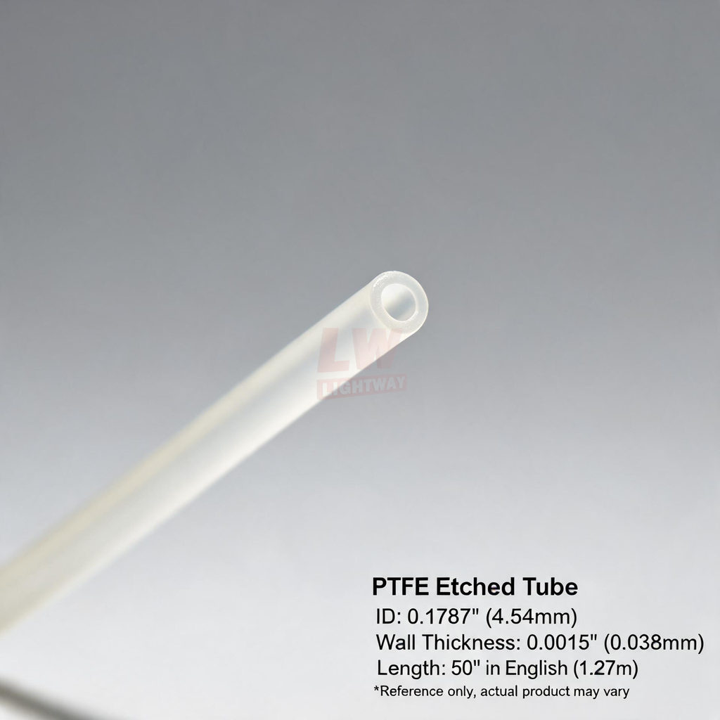 LINSTANT - 3.03.000151 / PTFE蚀刻管 / ID:0.1787”（约4.54mm），Wall:0.0015”（约0.038mm），Length:50”（约1.27米）