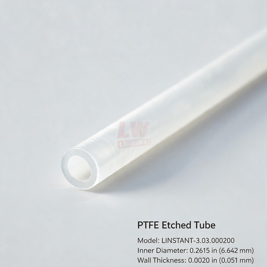 LINSTANT - 3.03.000200 / PTFE蚀刻管 / ID:0.2615”（约6.642mm），Wall:0.0020”（约0.051mm），Length:50”（约1.27米）