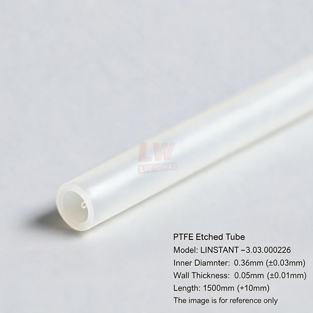 LINSTANT - 3.03.000226 / PTFE Etched Tube / ID:0.36mm(±0.03mm), Wall:0.05mm(±0.01mm), Length:1500mm(+10mm)