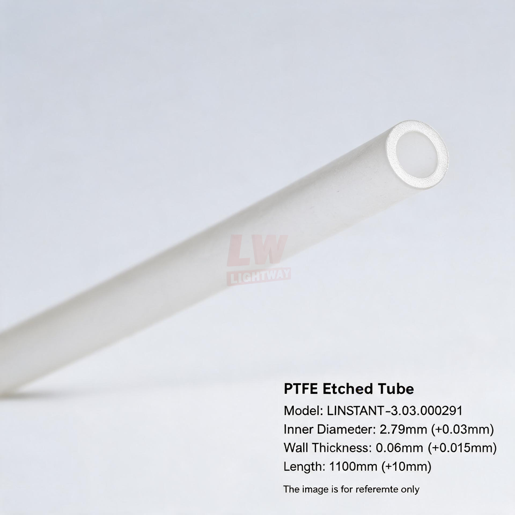 LINSTANT - 3.03.000291 / PTFE蚀刻管 / ID:2.79mm（+0.03mm），Wall:0.06mm（+0.015mm），Length:1100mm（+10mm）