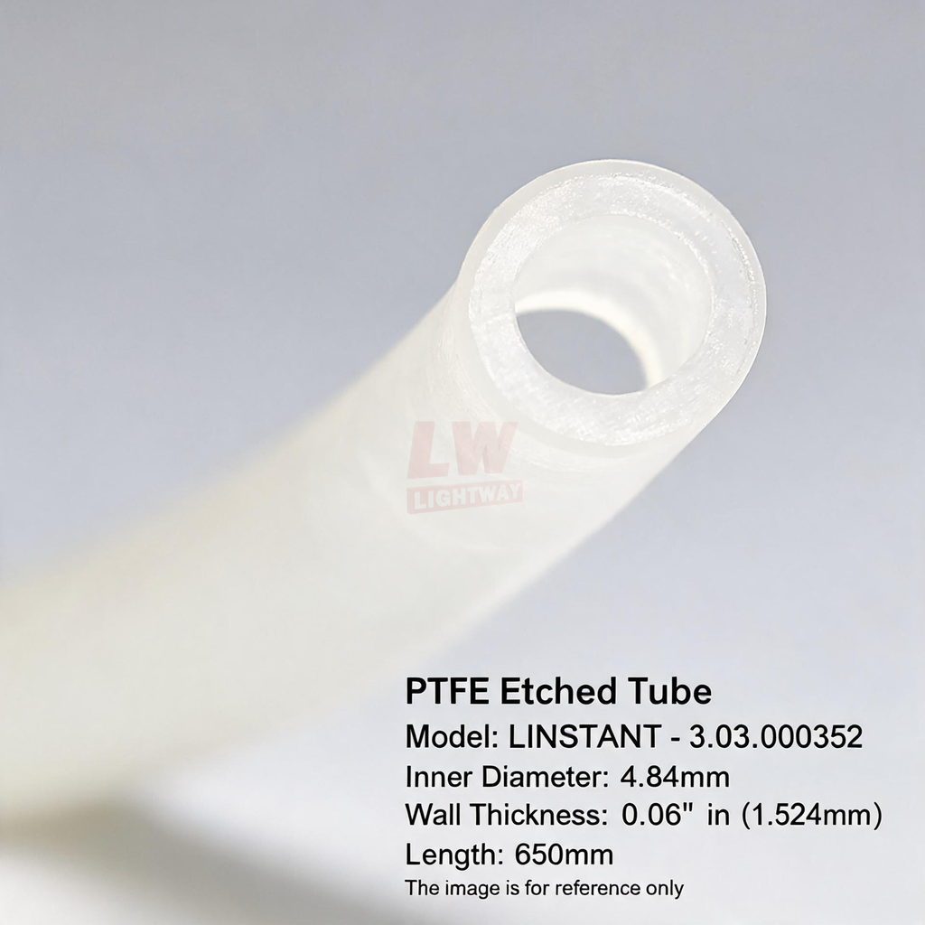 LINSTANT - 3.03.000352 / PTFE蚀刻管 / ID:4.84mm，Wall:0.06”（约1.524mm），Length:650mm