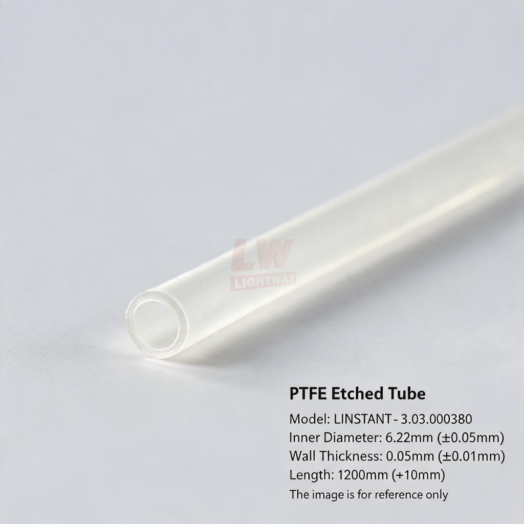 LINSTANT - 3.03.000380 / PTFE Etched Tube / ID:6.22mm(±0.05mm), Wall:0.05mm(±0.01mm), Length:1200mm(+10mm)