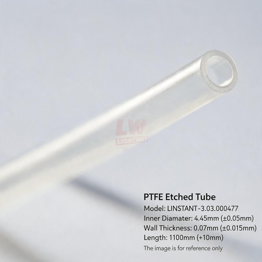 LINSTANT - 3.03.000477 / PTFE蚀刻管 / ID:4.45mm（±0.05mm），Wall:0.07mm（±0.015mm），Length:1100mm（+10mm）
