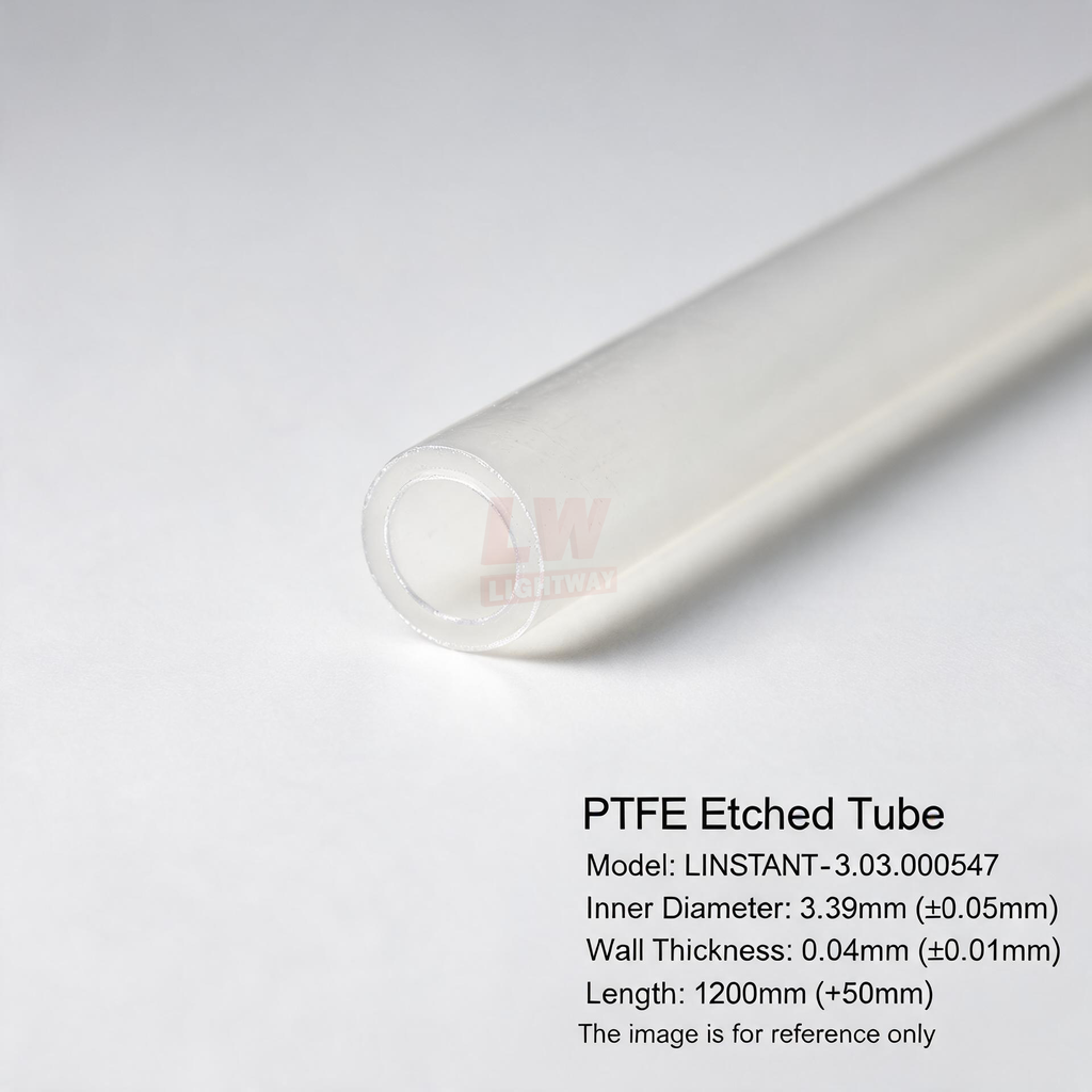 LINSTANT - 3.03.000547 / PTFE蚀刻管 / ID:3.39mm（公差±0.05mm），Wall:0.04mm（公差±0.01mm），Length:1200mm（公差+50mm）