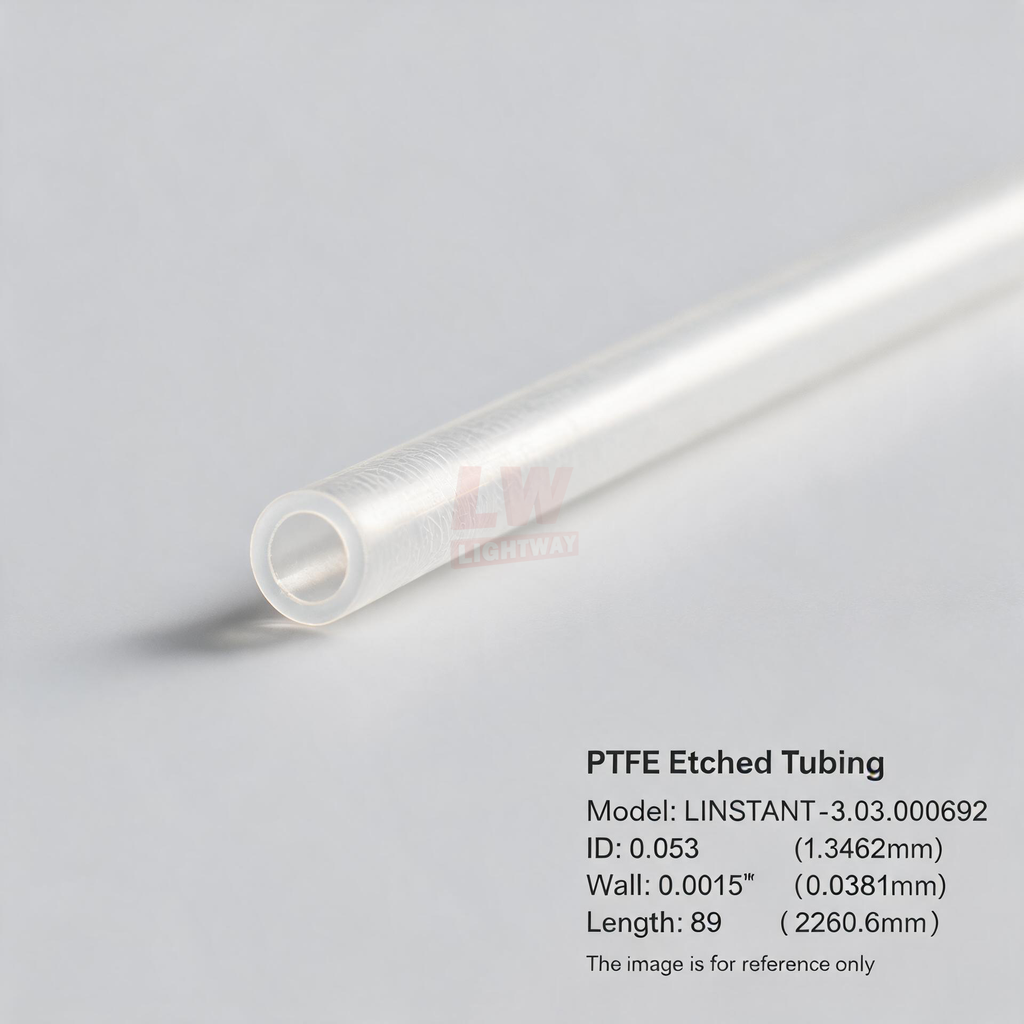 LINSTANT - 3.03.000692 / PTFE蚀刻管 / ID:0.053”（1.3462mm），Wall:0.0015”（0.0381mm），Length:89”（2260.6mm）
