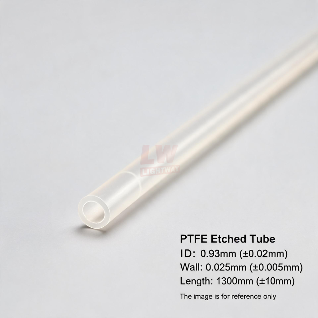 LINSTANT - 3.03.000727 / PTFE蚀刻管 / ID:0.93mm（±0.02mm），Wall:0.025mm（±0.005mm），Length:1300mm（±10mm）