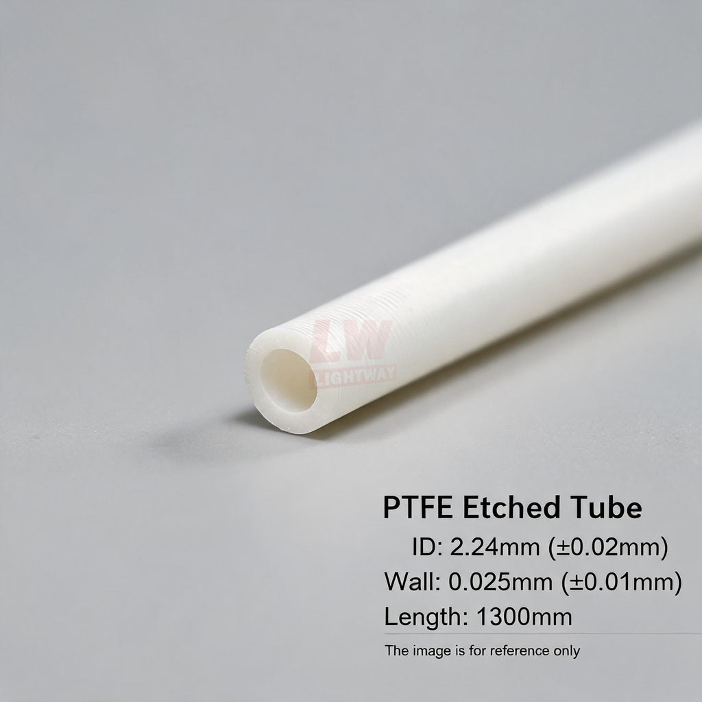 LINSTANT - 3.03.000729 / PTFE蚀刻管 / ID:2.24mm（公差±0.02mm），Wall:0.025mm（公差±0.01mm），Length:1300mm