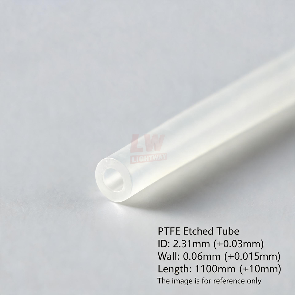 LINSTANT - 3.03.000741 / PTFE蚀刻管 / ID:2.31mm（+0.03mm），Wall:0.06mm（+0.015mm），Length:1100mm（+10mm）