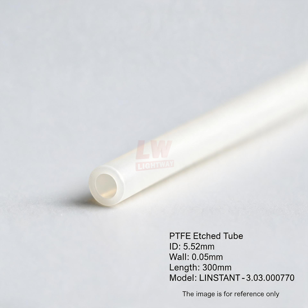 LINSTANT - 3.03.000770 / PTFE Etched Tube / ID:5.52mm, Wall:0.05mm, Length:300mm