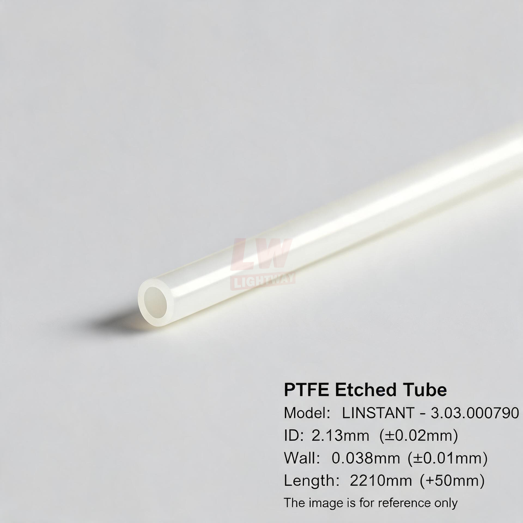 LINSTANT - 3.03.000790 / PTFE蚀刻管 / ID:2.13mm（±0.02mm），Wall:0.038mm（±0.01mm），Length:2210mm（+50mm）