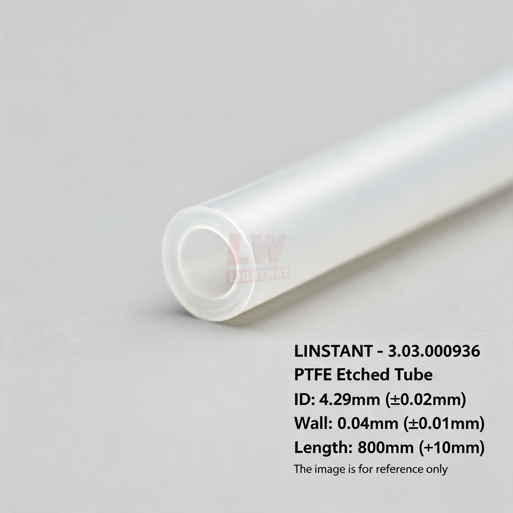 LINSTANT - 3.03.000936 / PTFE蚀刻管 / ID:4.29mm（公差±0.02mm），Wall:0.04mm（公差±0.01mm），Length:800mm（公差+10mm）
