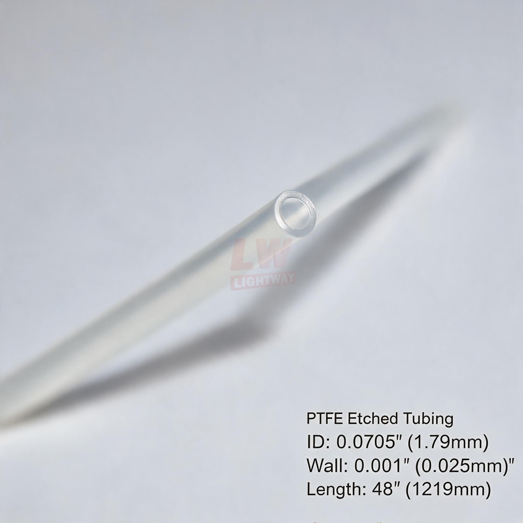 LINSTANT - 3.03.001012 / PTFE蚀刻管 / ID:0.0705”（约1.79mm），Wall:0.001”（约0.025mm），Length:48”（约1219mm）