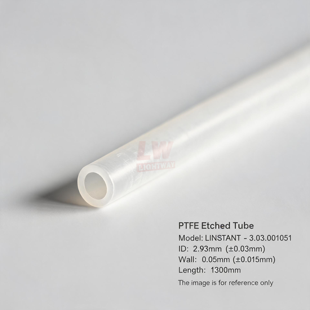 LINSTANT - 3.03.001051 / PTFE蚀刻管 / ID:2.93mm（±0.03mm），Wall:0.05mm（±0.015mm），Length:1300mm
