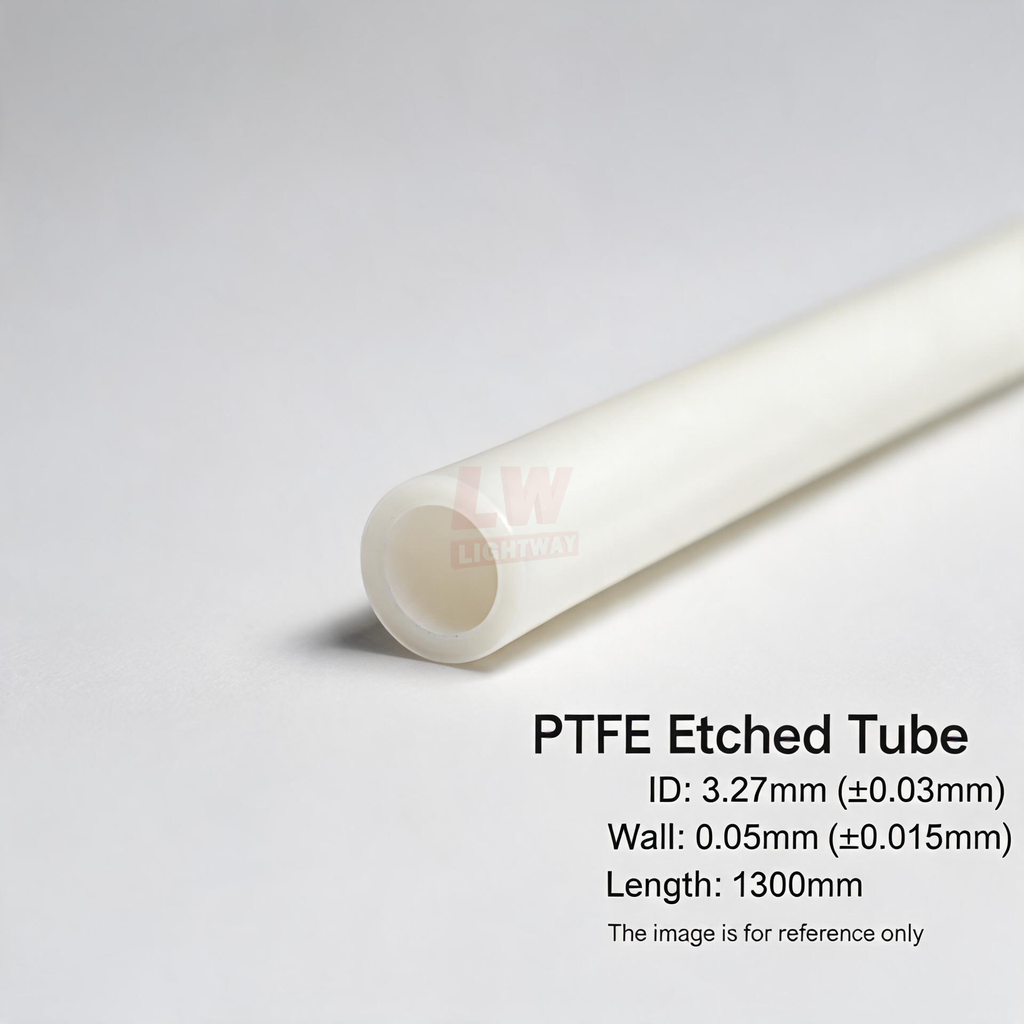 LINSTANT - 3.03.001052 / PTFE Etched Tube / ID:3.27mm(tol. ±0.03mm), Wall:0.05mm(tol. ±0.015mm), Length:1300mm
