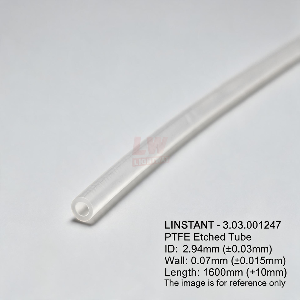 LINSTANT - 3.03.001247 / PTFE Etched Tube / ID:2.94mm(±0.03mm), Wall:0.07mm(±0.015mm), Length:1600mm(+10mm)