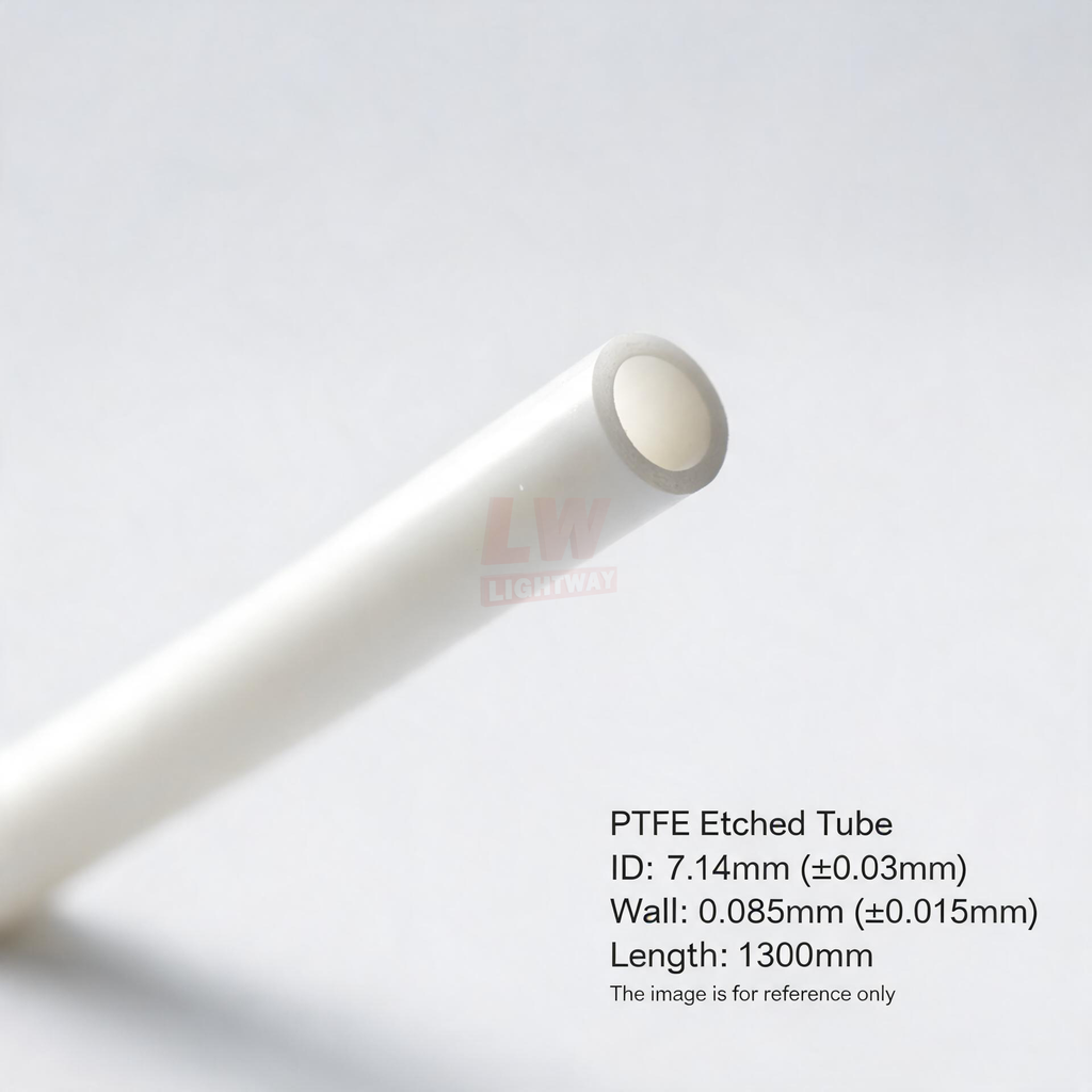LINSTANT - 3.03.001304 / PTFE蚀刻管 / ID:7.14mm（公差±0.03mm），Wall:0.085mm（公差±0.015mm），Length:1300mm