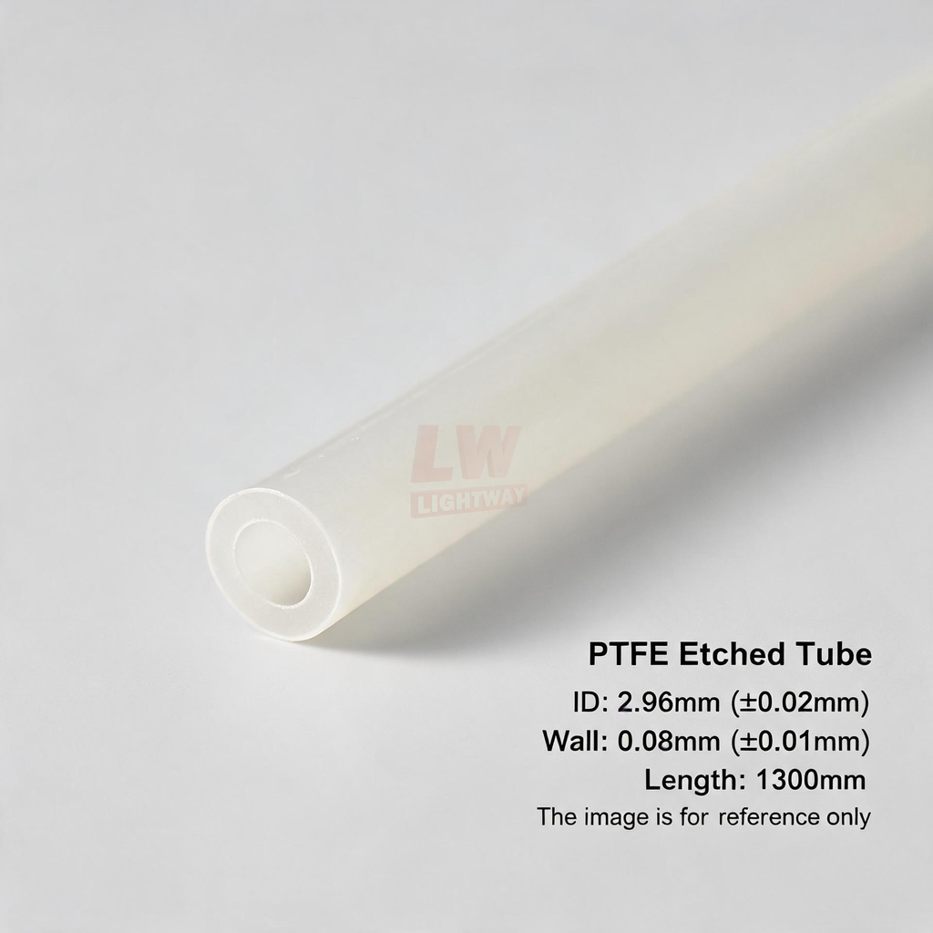 LINSTANT - 3.03.001312 / PTFE蚀刻管 / ID:2.96mm（±0.02mm），Wall:0.08mm（±0.01mm），Length:1300mm