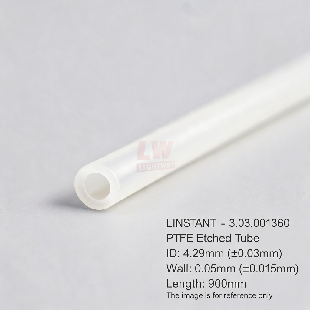 LINSTANT - 3.03.001360 / PTFE蚀刻管 / ID:4.29mm（公差±0.03mm），Wall:0.05mm（公差±0.015mm），Length:900mm