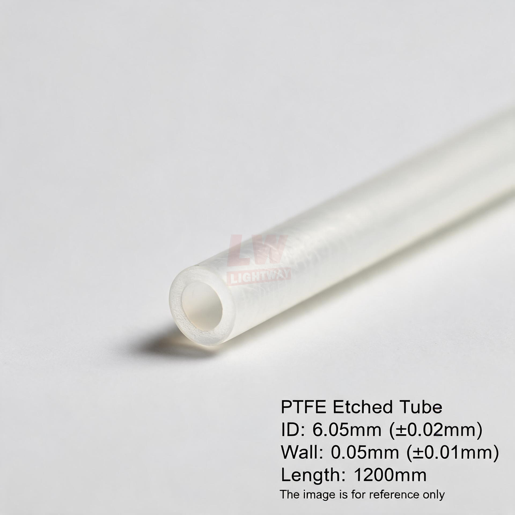 LINSTANT - 3.03.001392 / PTFE蚀刻管 / ID:6.05mm（公差±0.02mm），Wall:0.05mm（公差±0.01mm），Length:1200mm