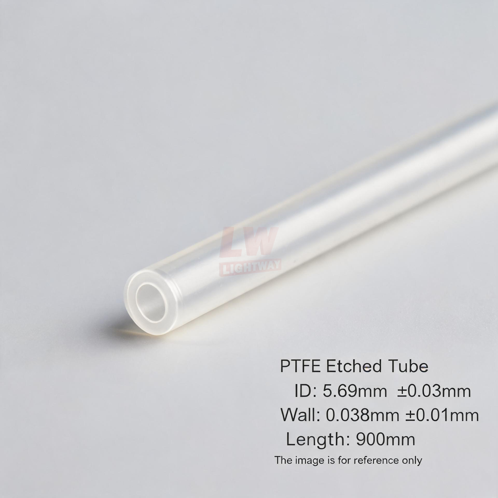 LINSTANT - 3.03.001401 / PTFE蚀刻管 / ID:5.69mm（公差±0.03mm），Wall:0.038mm（公差±0.01mm），Length:900mm