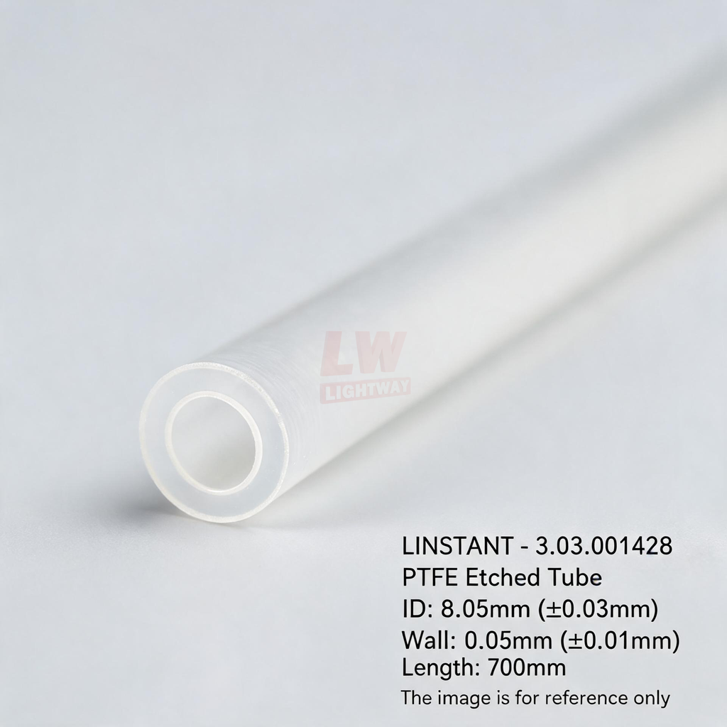LINSTANT - 3.03.001428 / PTFE蚀刻管 / ID:8.05mm（公差±0.03mm），Wall:0.05mm（公差±0.01mm），Length:700mm