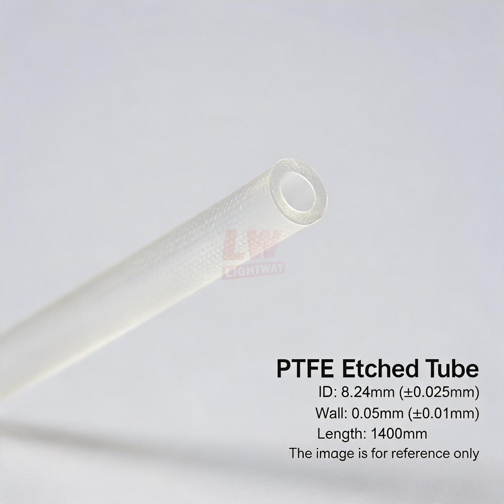 LINSTANT - 3.03.001447 / PTFE蚀刻管 / ID:8.24mm（公差±0.025mm），Wall:0.05mm（公差±0.01mm），Length:1400mm
