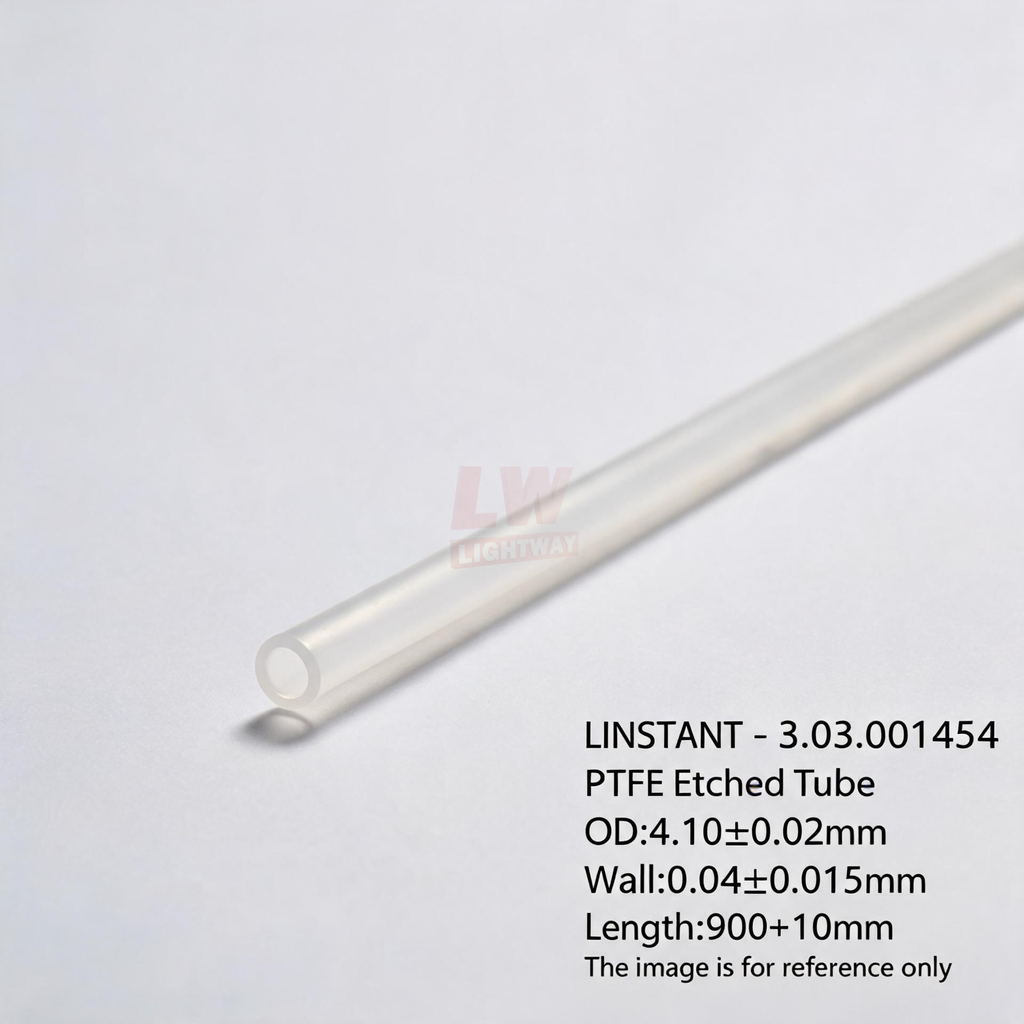 LINSTANT - 3.03.001454 / PTFE Etched Tube / OD:4.10±0.02mm, Wall:0.04±0.015mm, Length:900+10mm