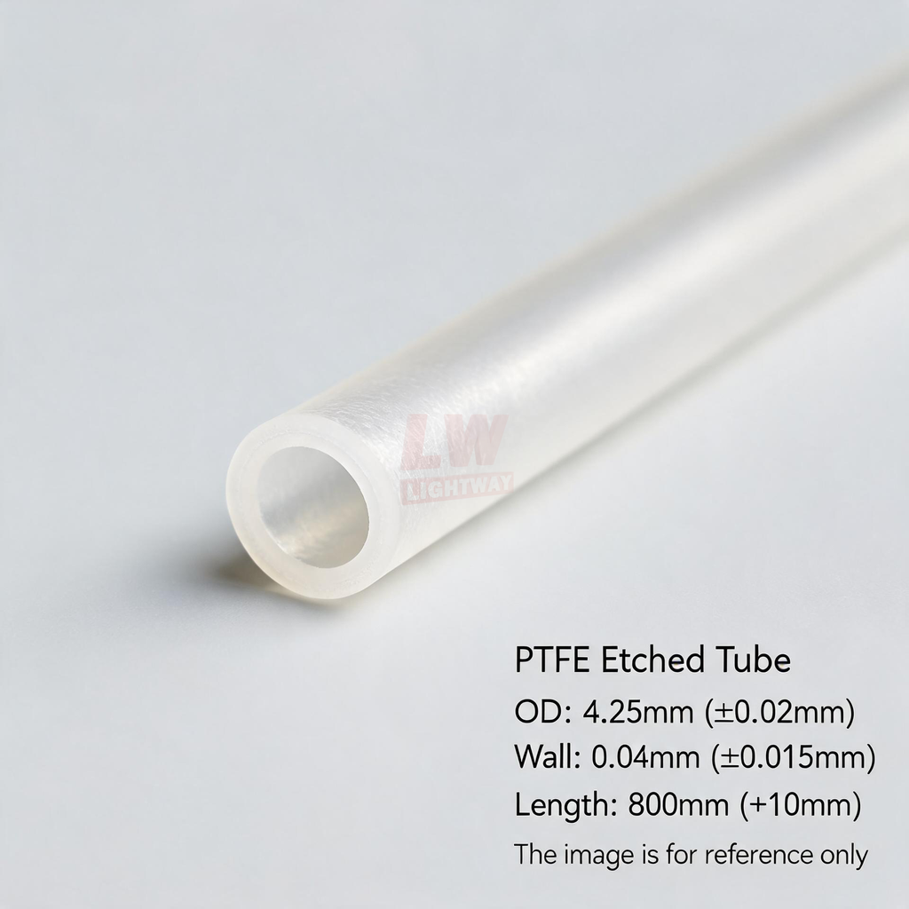 LINSTANT - 3.03.210035 / PTFE蚀刻管 / OD:4.25mm（公差±0.02mm），Wall:0.04mm（公差±0.015mm），Length:800mm（公差+10mm）
