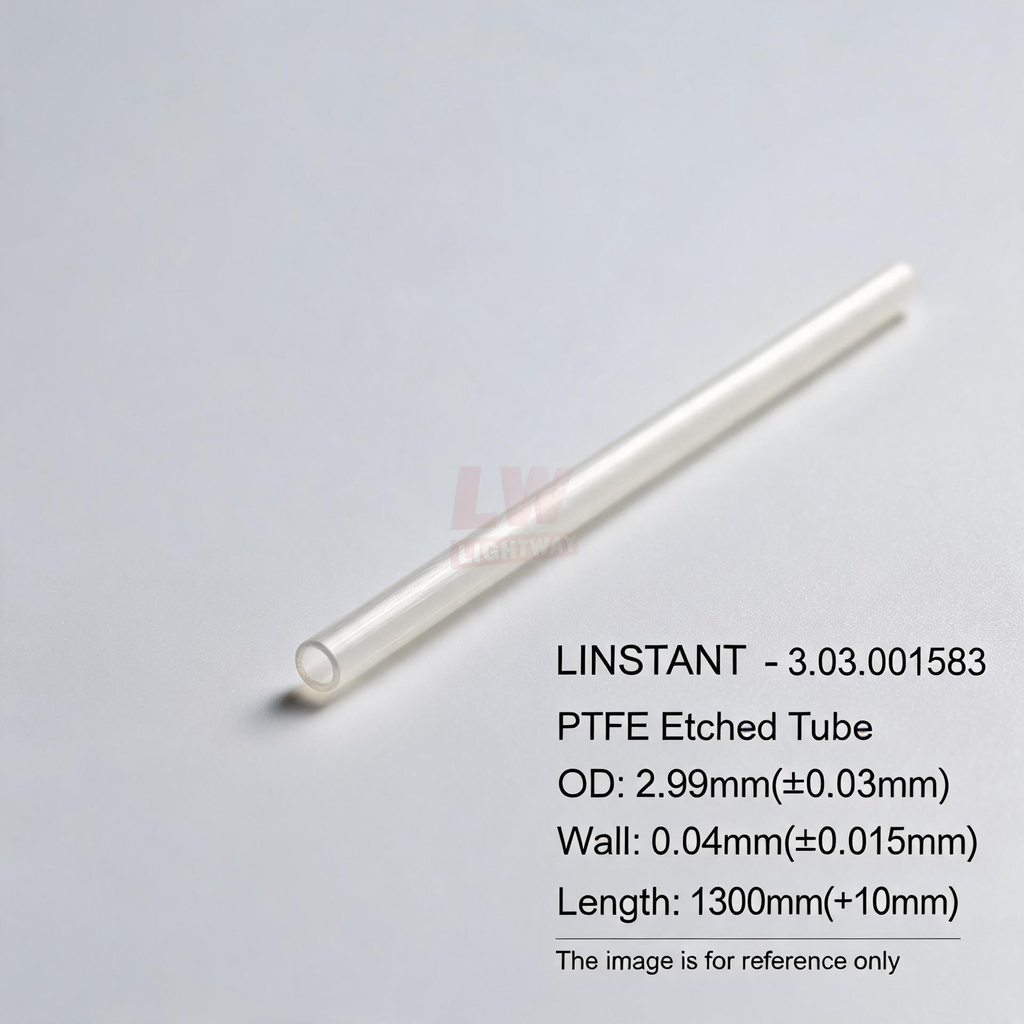 LINSTANT - 3.03.001583 / PTFE蚀刻管 / OD:2.99mm(±0.03mm)，Wall:0.04mm(±0.015mm)，Length:1300mm(+10mm)