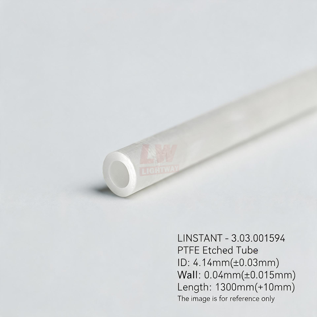 LINSTANT - 3.03.001594 / PTFE Etched Tube / ID:4.14mm(±0.03mm), Wall:0.04mm(±0.015mm), Length:1300mm(+10mm)