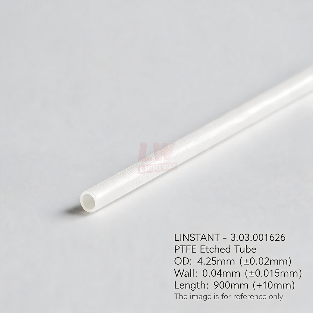 LINSTANT - 3.03.001626 / PTFE蚀刻管 / OD:4.25mm（公差±0.02mm），Wall:0.04mm（公差±0.015mm），Length:900mm（公差+10mm）