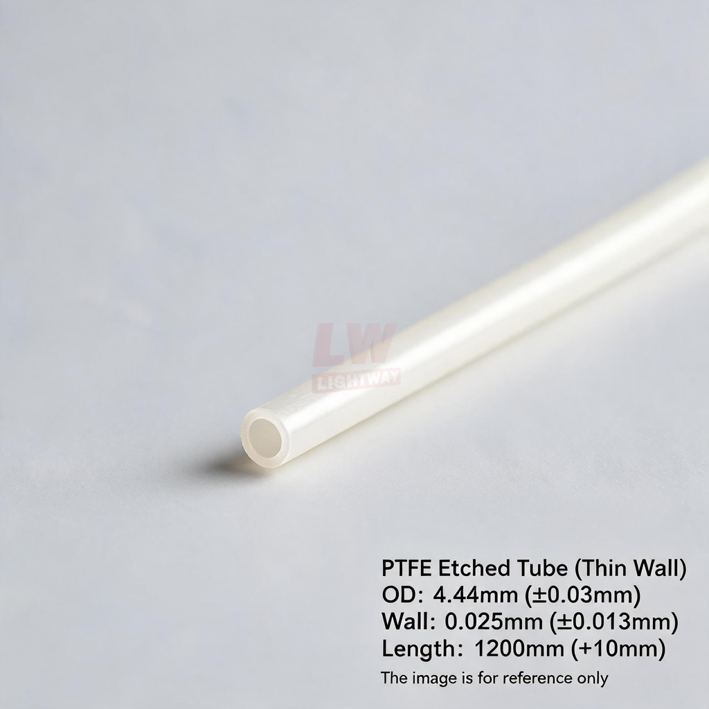 LINSTANT - 3.03.210048 / PTFE蚀刻管 / OD: 4.44mm (±0.03mm); Wall: 0.025mm (±0.013mm); Length: 1200mm (+10mm)