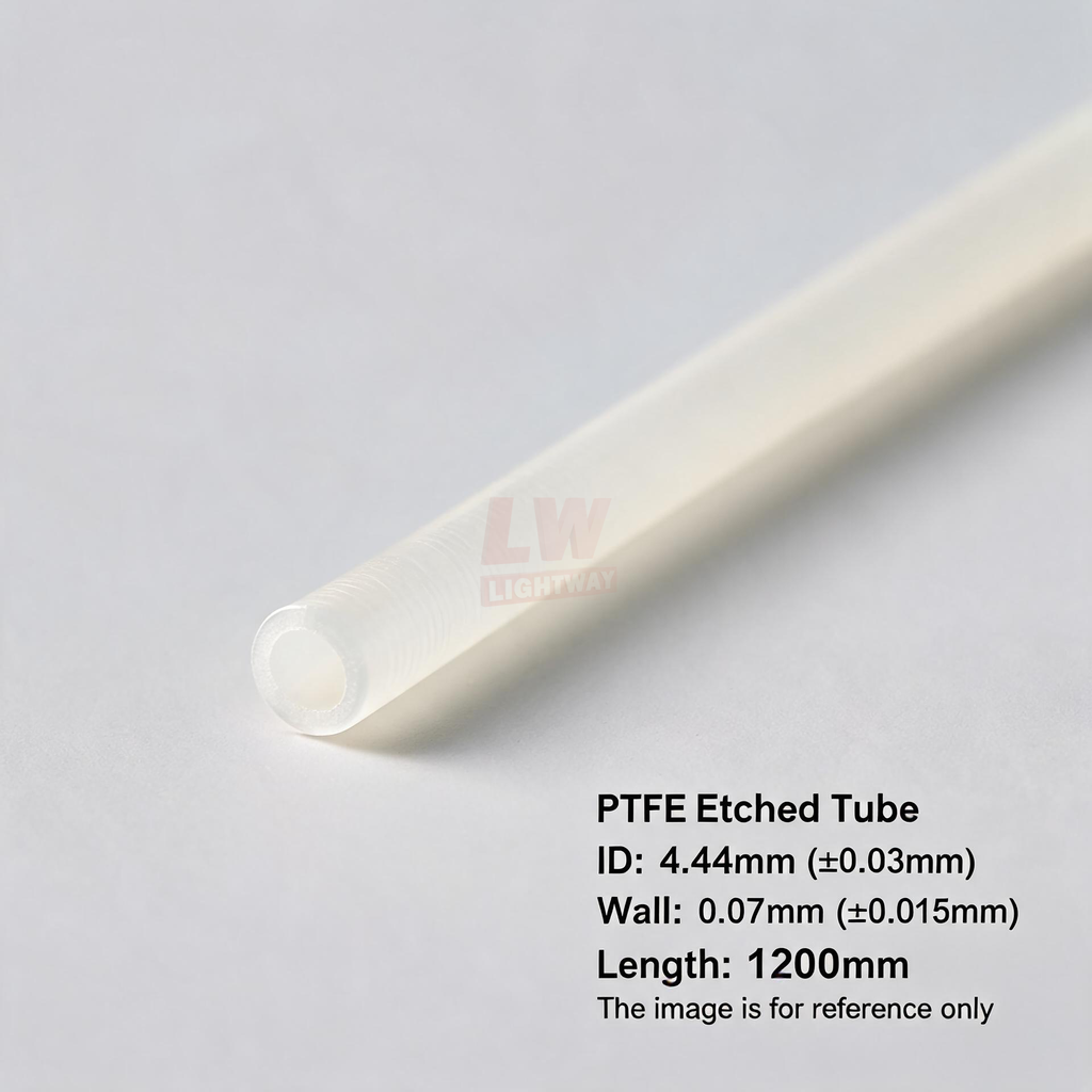 LINSTANT - 3.03.000791 / PTFE Etched Tube / ID:4.44mm(±0.03mm), Wall:0.07mm(±0.015mm), Length:1200mm