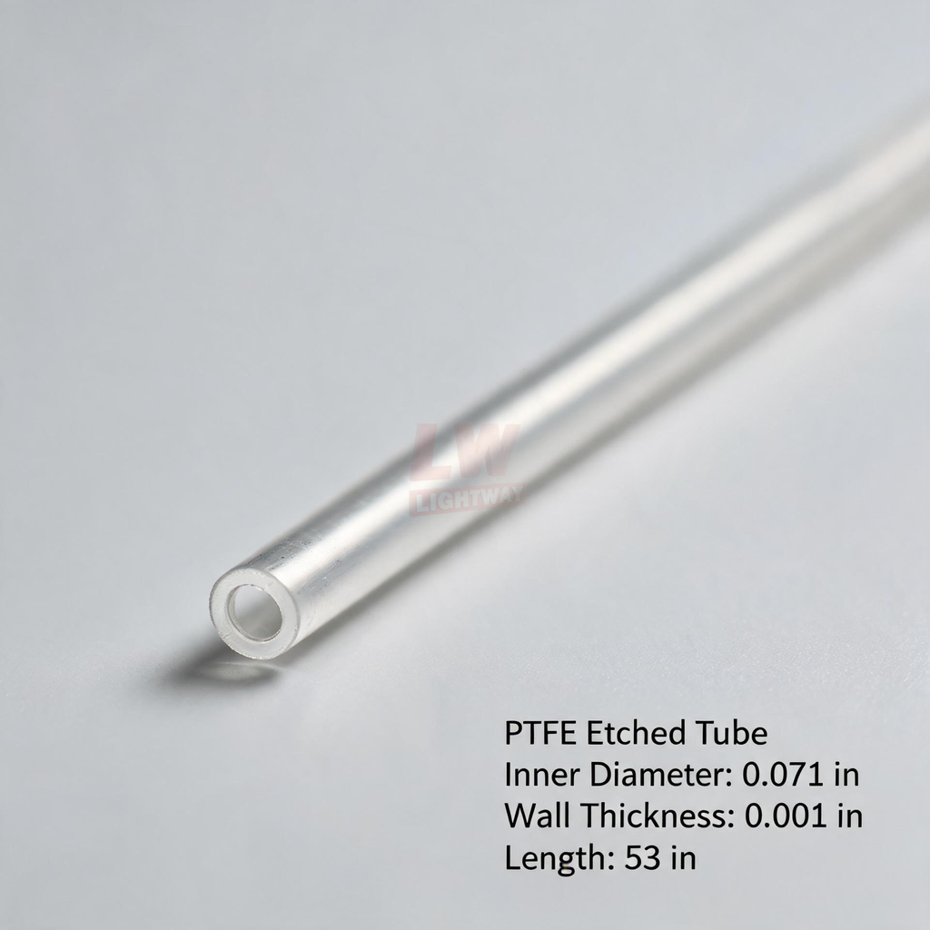 LINSTANT - 3.03.000034 / PTFE Etched Tube / ID:0.071”, Wall:0.001”, Length:53”