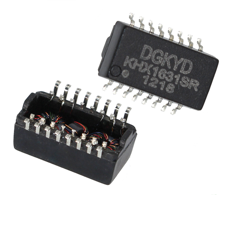 KHX1631SR 16PIN 百兆网络变压器 100 BASE-TX 以太网隔离变压器