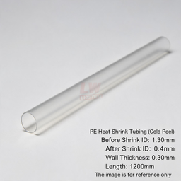[006-100061-000] LINSTANT - 3.03.001227 / PE热缩管 / 收缩前ID: 1.30mm; 收缩后ID: 0.4mm; Wall: 0.30mm; Length: 1200mm
