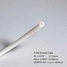 [006-100073-000] LINSTANT - 3.03.000071 / PTFE蚀刻管 / PTFE Etched Tube / ID:0.1070”（约2.718mm），Wall:0.0015”（约0.038mm），Length:63”（约1600mm）