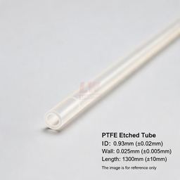 [006-100138-000] LINSTANT - 3.03.000727 / PTFE蚀刻管 / PTFE Etched Tube / ID:0.93mm（±0.02mm），Wall:0.025mm（±0.005mm），Length:1300mm（±10mm）