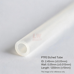 [006-100143-000] LINSTANT - 3.03.000766 / PTFE蚀刻管 / PTFE Etched Tube / ID:2.45mm（公差±0.03mm），Wall:0.05mm（公差±0.015mm），Length:1250mm（公差±10mm）