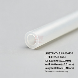 [006-100150-000] LINSTANT - 3.03.000936 / PTFE蚀刻管 / PTFE Etched Tube / ID:4.29mm（公差±0.02mm），Wall:0.04mm（公差±0.01mm），Length:800mm（公差+10mm）
