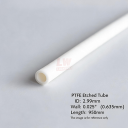 [006-100152-000] LINSTANT - 3.03.001004 / PTFE蚀刻管 / PTFE Etched Tube / ID:2.99mm，Wall:0.025”（约0.635mm），Length:950mm