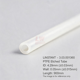 [006-100175-000] LINSTANT - 3.03.001360 / PTFE蚀刻管 / PTFE Etched Tube / ID:4.29mm（公差±0.03mm），Wall:0.05mm（公差±0.015mm），Length:900mm