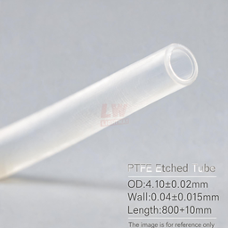 [006-100184-000] LINSTANT - 3.03.001453 / PTFE蚀刻管 / PTFE Etched Tube / OD:4.10±0.02mm，Wall:0.04±0.015mm，Length:800+10mm