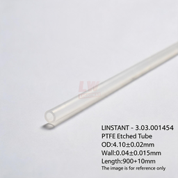 [006-100185-000] LINSTANT - 3.03.001454 / PTFE蚀刻管 / PTFE Etched Tube / OD:4.10±0.02mm，Wall:0.04±0.015mm，Length:900+10mm
