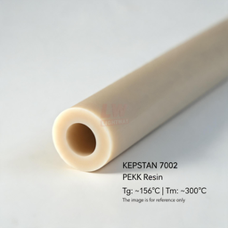[006-100252-000] Arkema - KEPSTAN 7002 / 聚醚酮酮树脂 / Polyetherketoneketone (PEKK) ResinKEPSTAN 7002 是一种未增强的PEKK树脂，通常以颗粒形式供应，适用于注塑成型或挤出加工。具有优异的热稳定性、耐化学性和机械性能，玻璃化转变温度（Tg）约156°C，熔点约300°C。具体参数需参考Arkema官方数据手册。