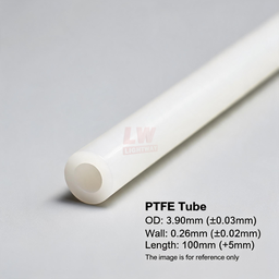 [006-100339-000] LINSTANT - 3.03.001005 / PTFE管 / PTFE Tube外径3.90mm(±0.03mm)，壁厚0.26mm(±0.02mm)，长度100mm(+5mm)