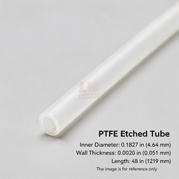 [006-100342-000] LINSTANT - 3.03.000159 / PTFE蚀刻管 / ID:0.1827”（约4.64mm），Wall:0.0020”（约0.051mm），Length:48”（约1219mm）